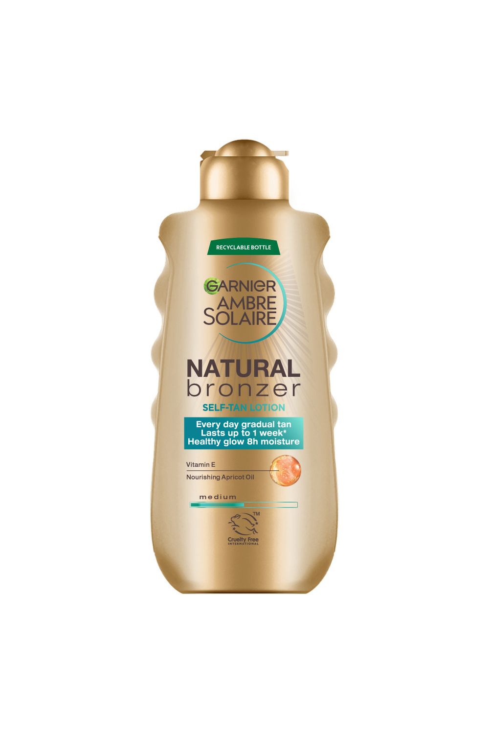 Garnier Ambre Solaire Natural Bronzer Self Tan Lotion 175ml Multi image 1