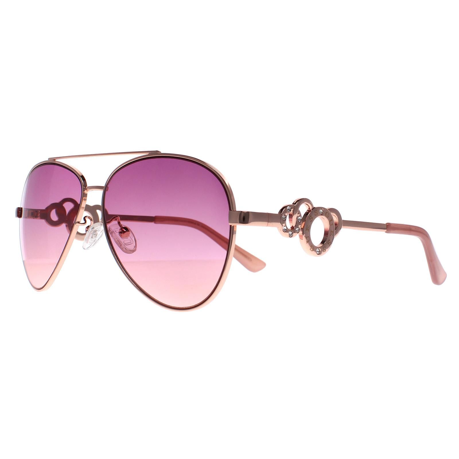 Guess Aviator Rose Gold Pink Gradient GF0365 image 2