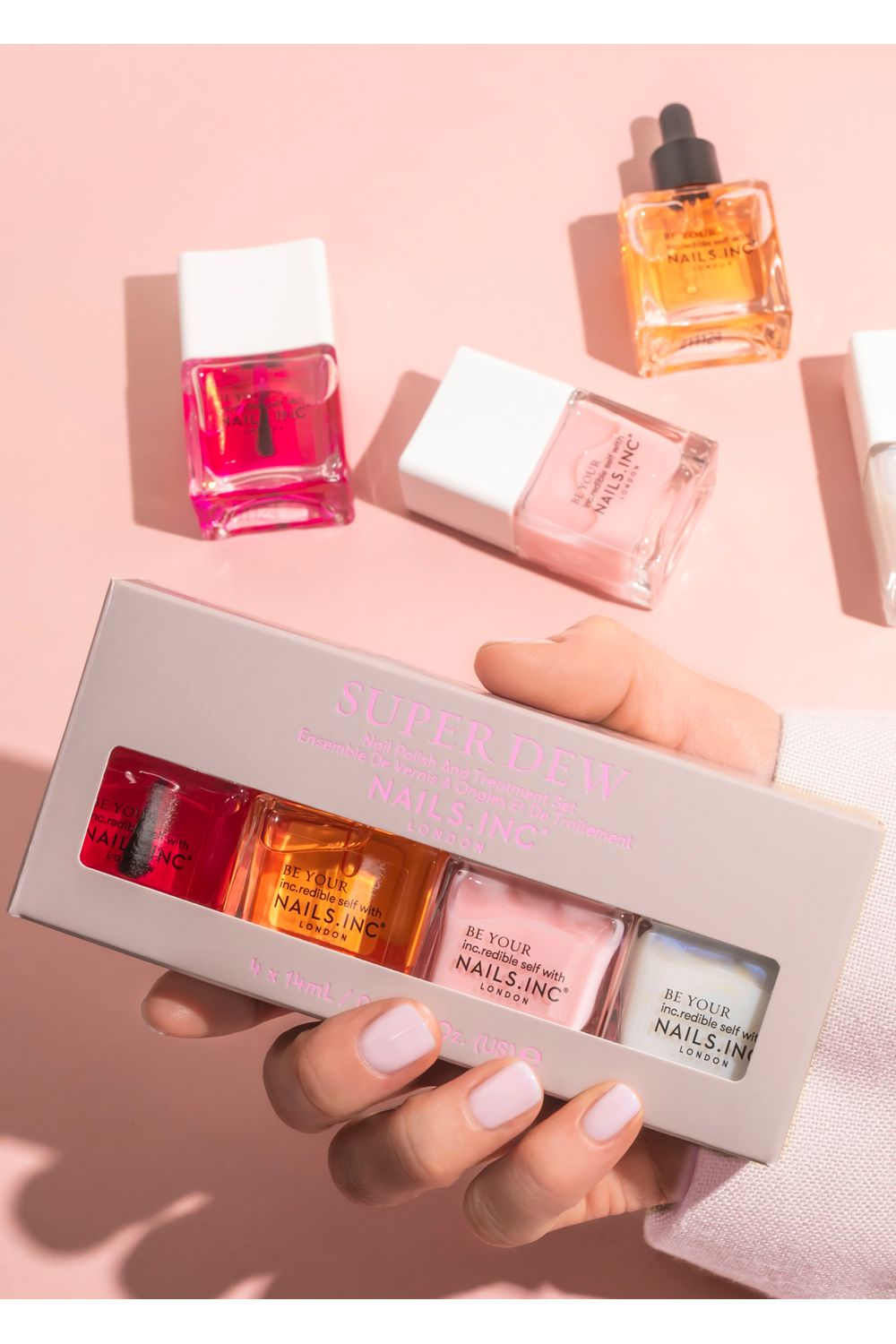 Nails Inc Super Dew Nail Polish Quad Multi image 2