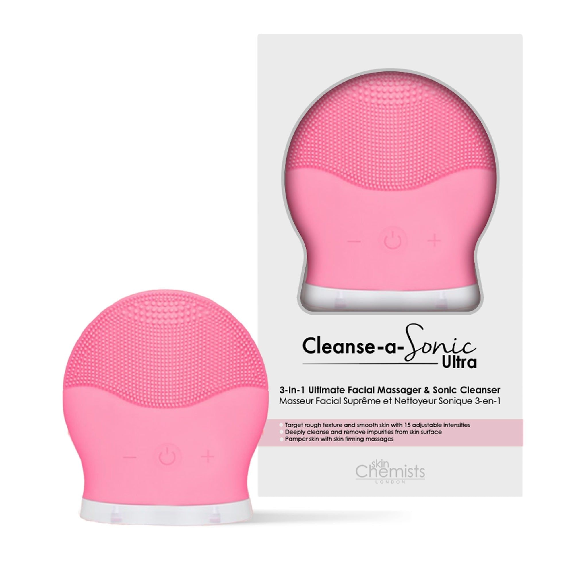 skinChemists professional Cleanse-A-Sonic Ultra Pink image 2