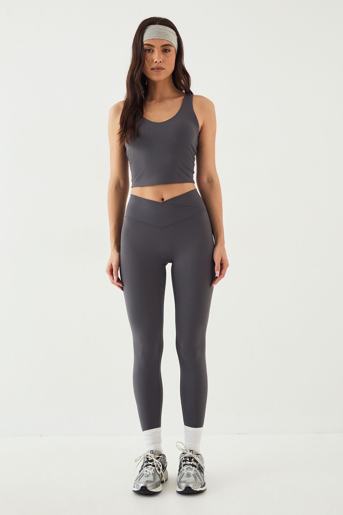 DSGN Studio DSGN Studio Ultra Sculpt Wrap Waist Legging Slate Grey image 5