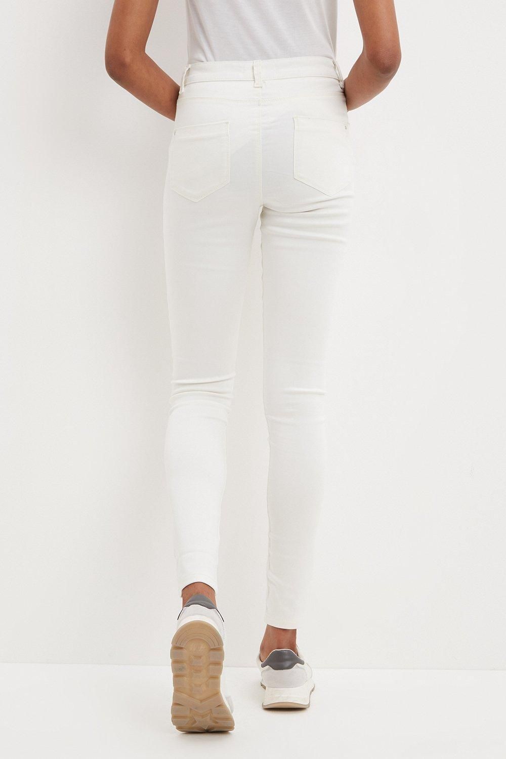 Dorothy Perkins Frankie Skinny Jeans Ecru image 3