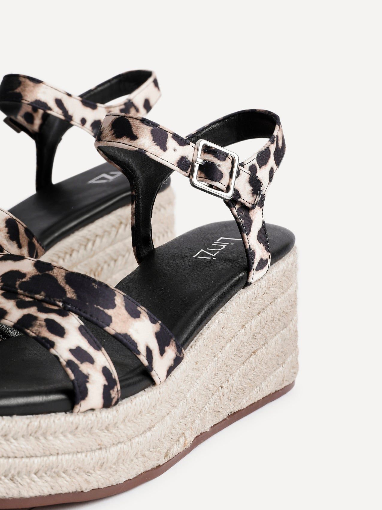 Linzi Contour Leopard Print Flatform Sandals image 5