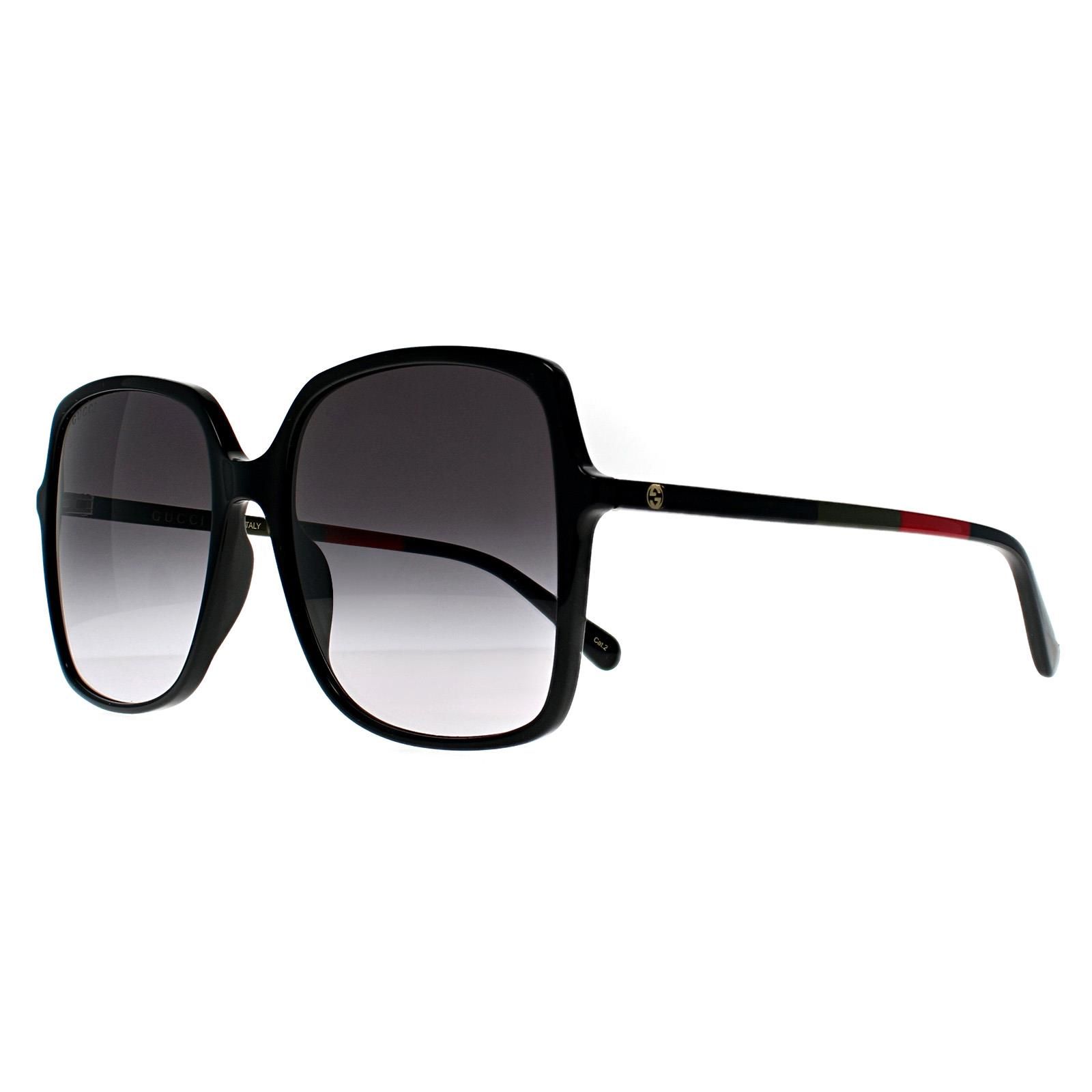 Gucci Square Black Grey Gradient GG0544S image 2
