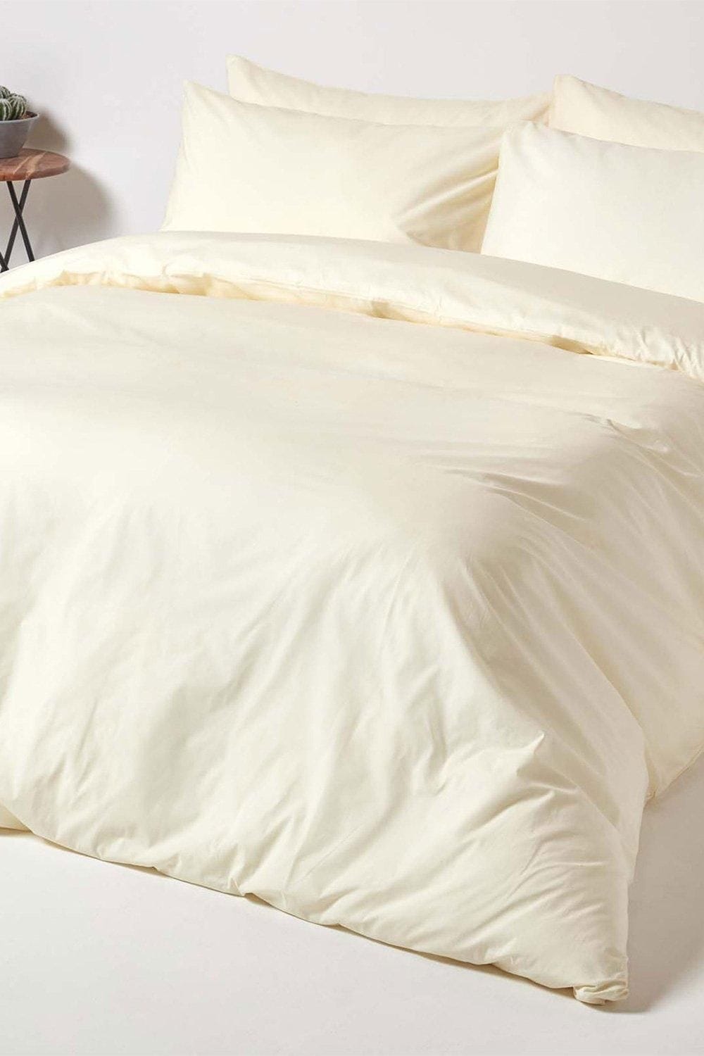 Homescapes Egyptian Cotton Duvet Cover with Pillowcase, 200 TC image 2