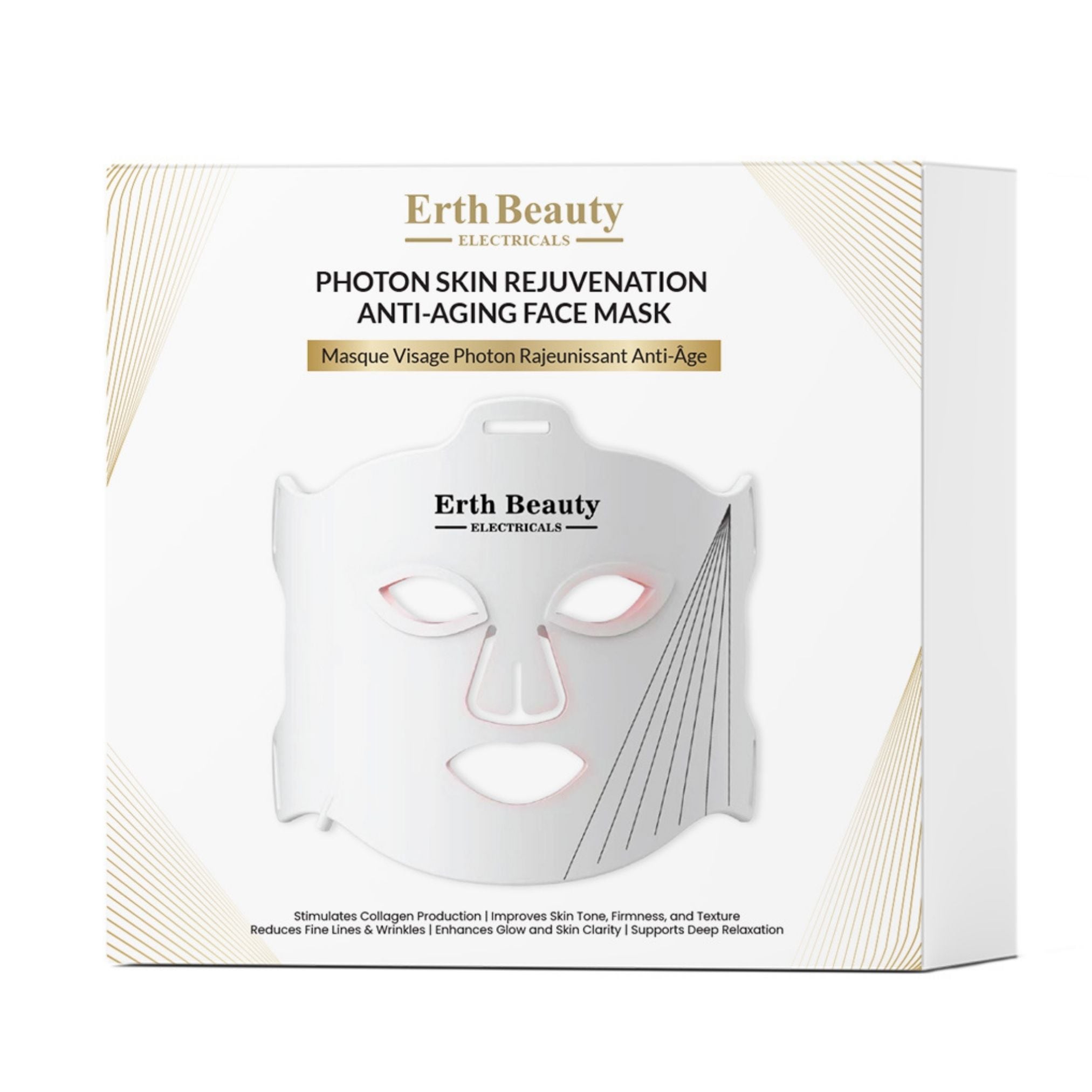 Erth Skin London Erth Beauty Electronic Photon Skin Rejuvenation Anti-Aging Face Mask image 1