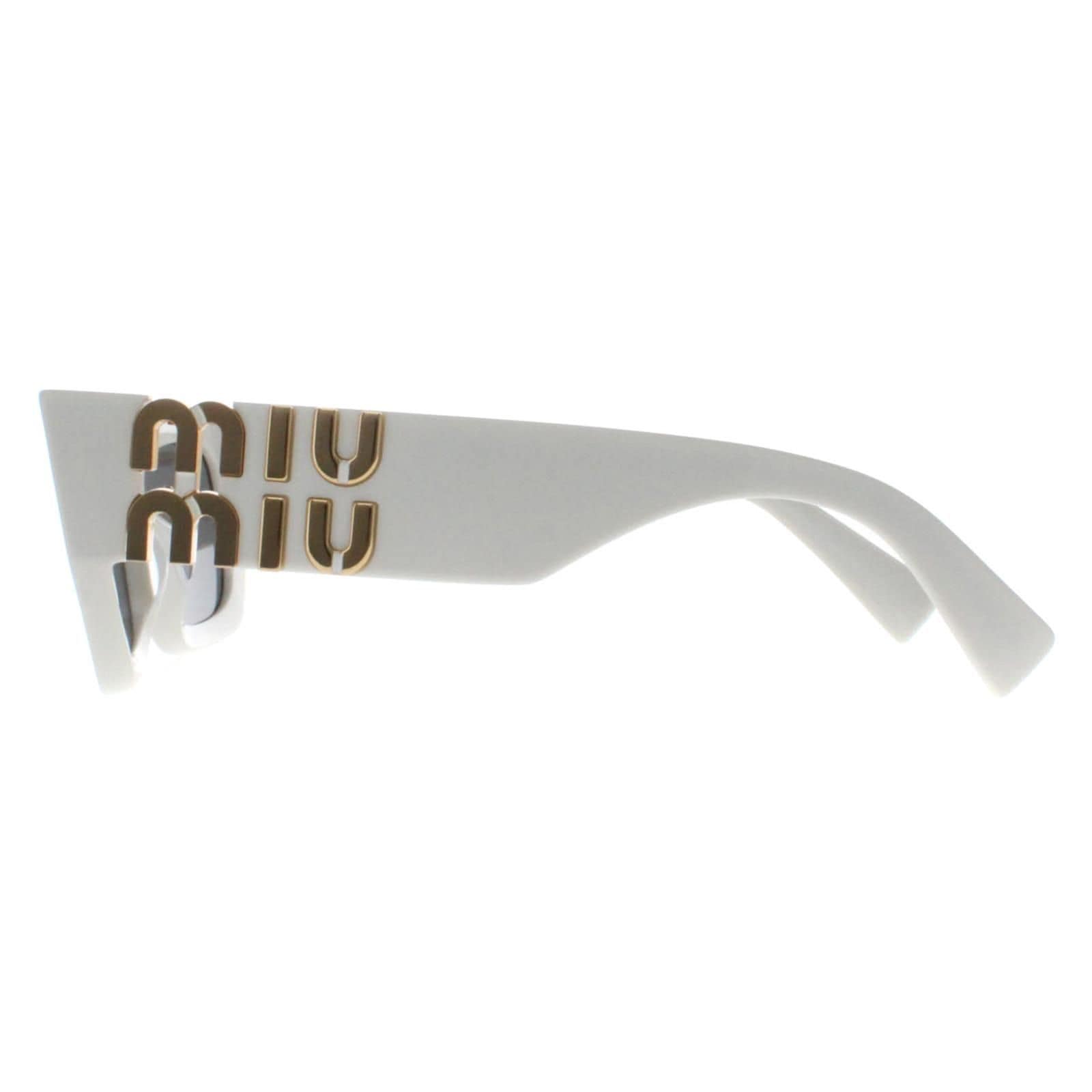 Miu Miu Rectangle White Dark Grey MU09WS image 4