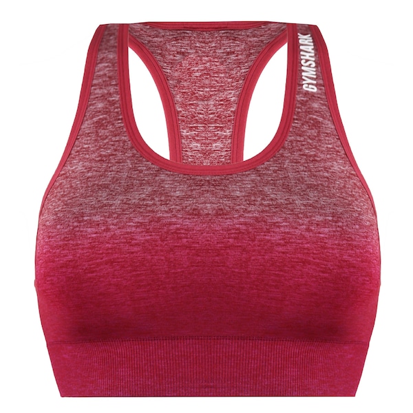 Gymshark Seamless Ombre Burgundy Sports Bra