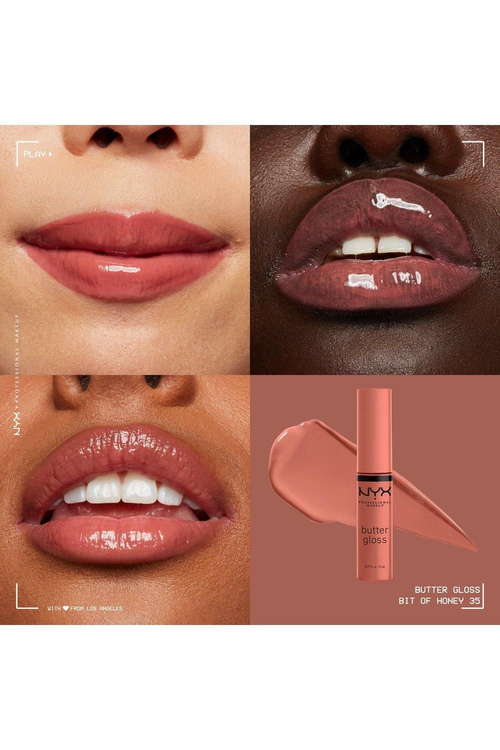 NYX Professional Makeup Butter Lip Gloss Bit Of Honey image 6