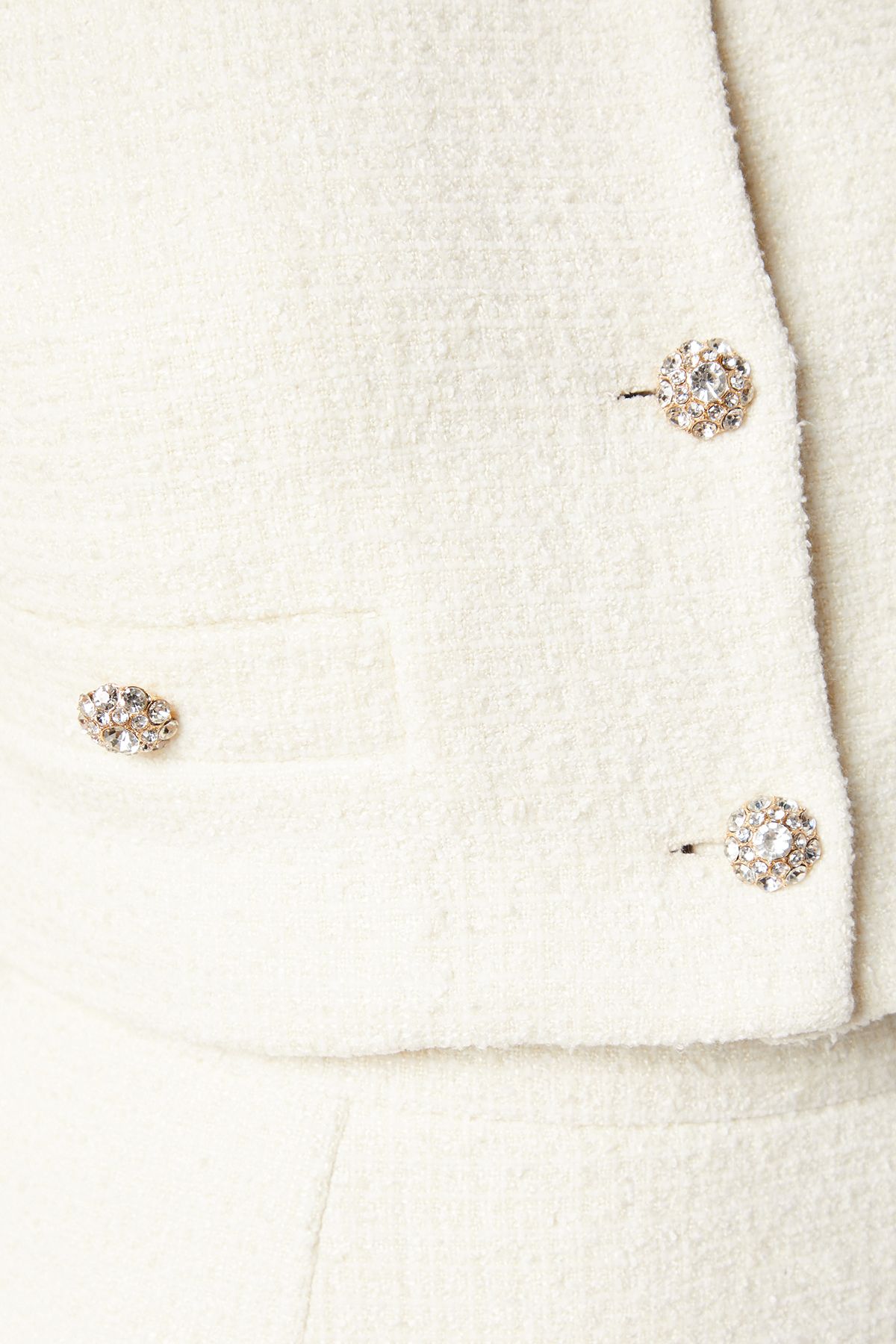 Coast Boucle Crop Jacket Ivory image 5