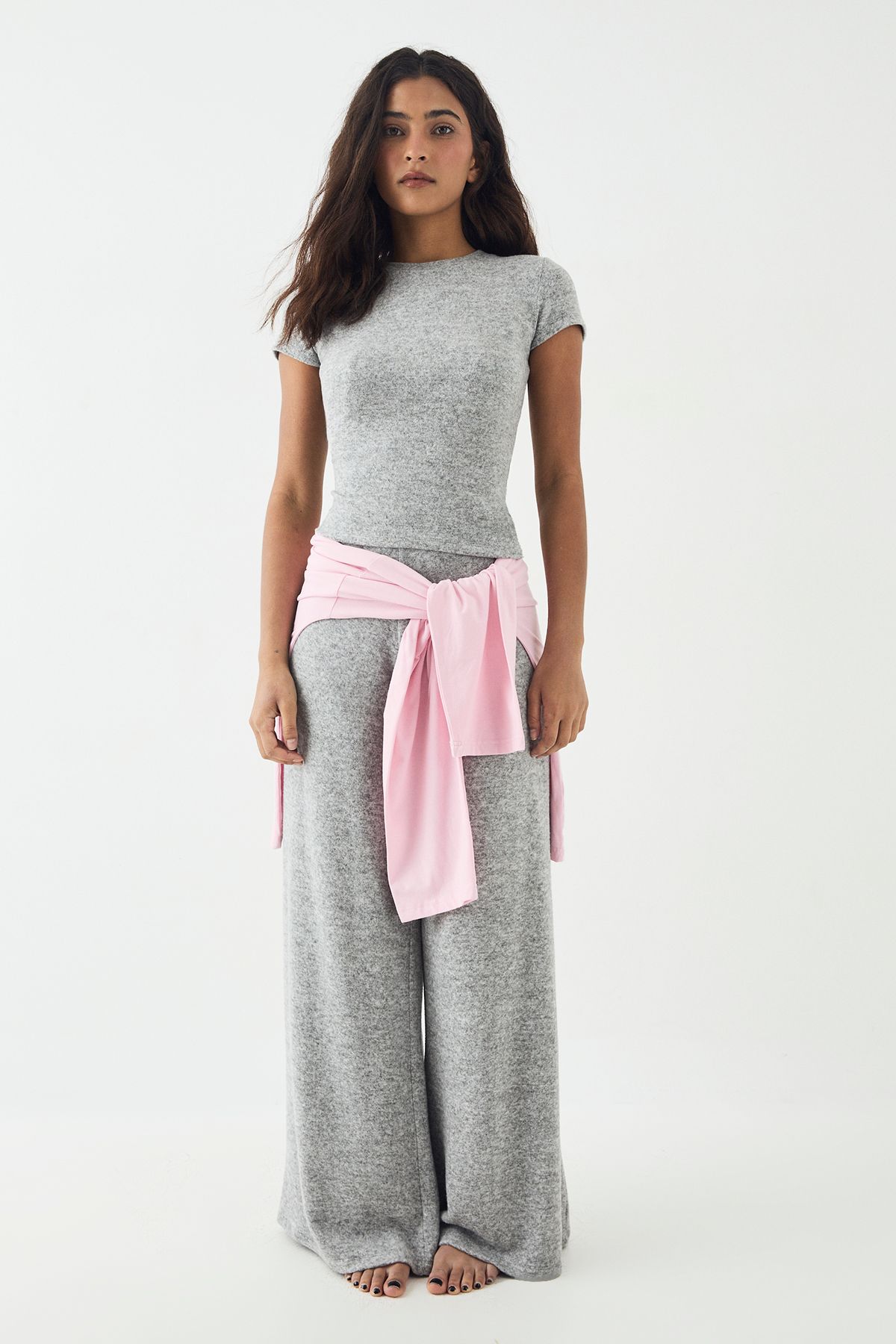 DSGN Studio DSGN Studio Lounge Straight Leg Trouser Ash Grey image 5