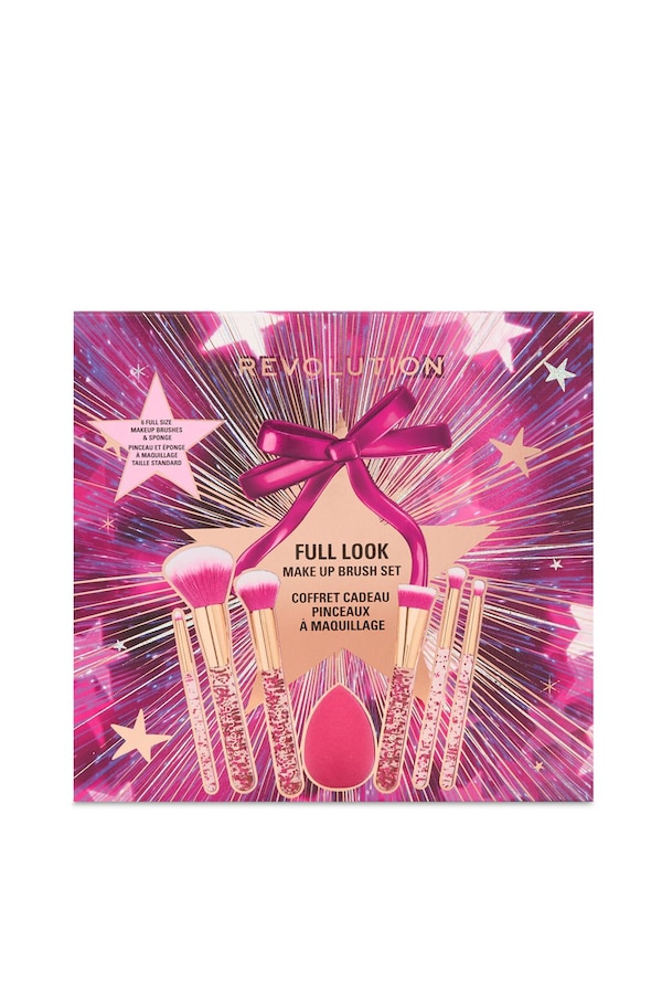 Revolution Beauty Full Look Makeup Brush Gift Set Multi