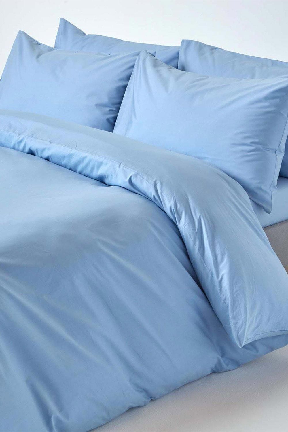 Homescapes Egyptian Cotton Duvet Cover with Pillowcase, 200 TC image 1