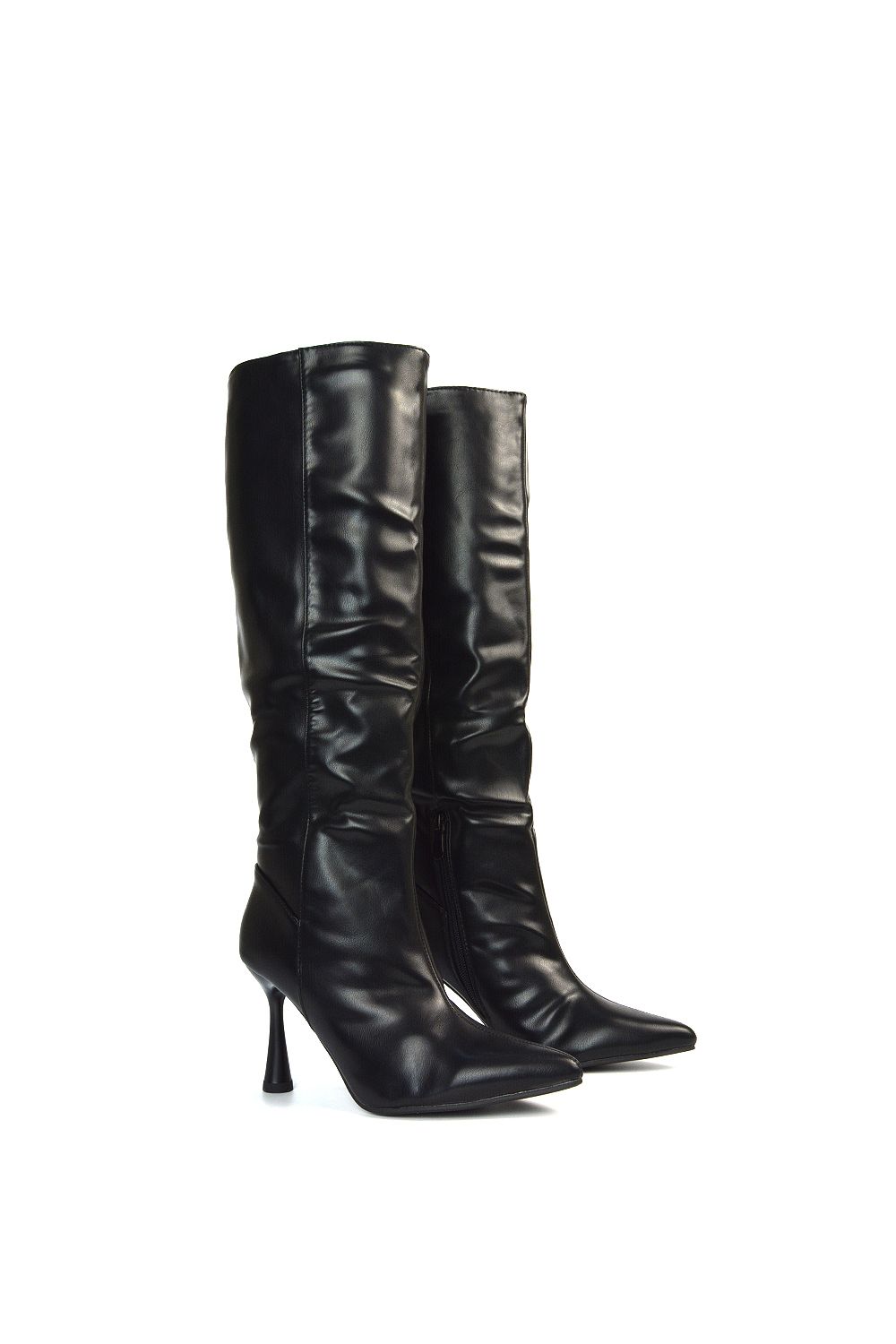 XY London 'Isabel' Stiletto High Heel Pointed Toe Knee High Boots image 5