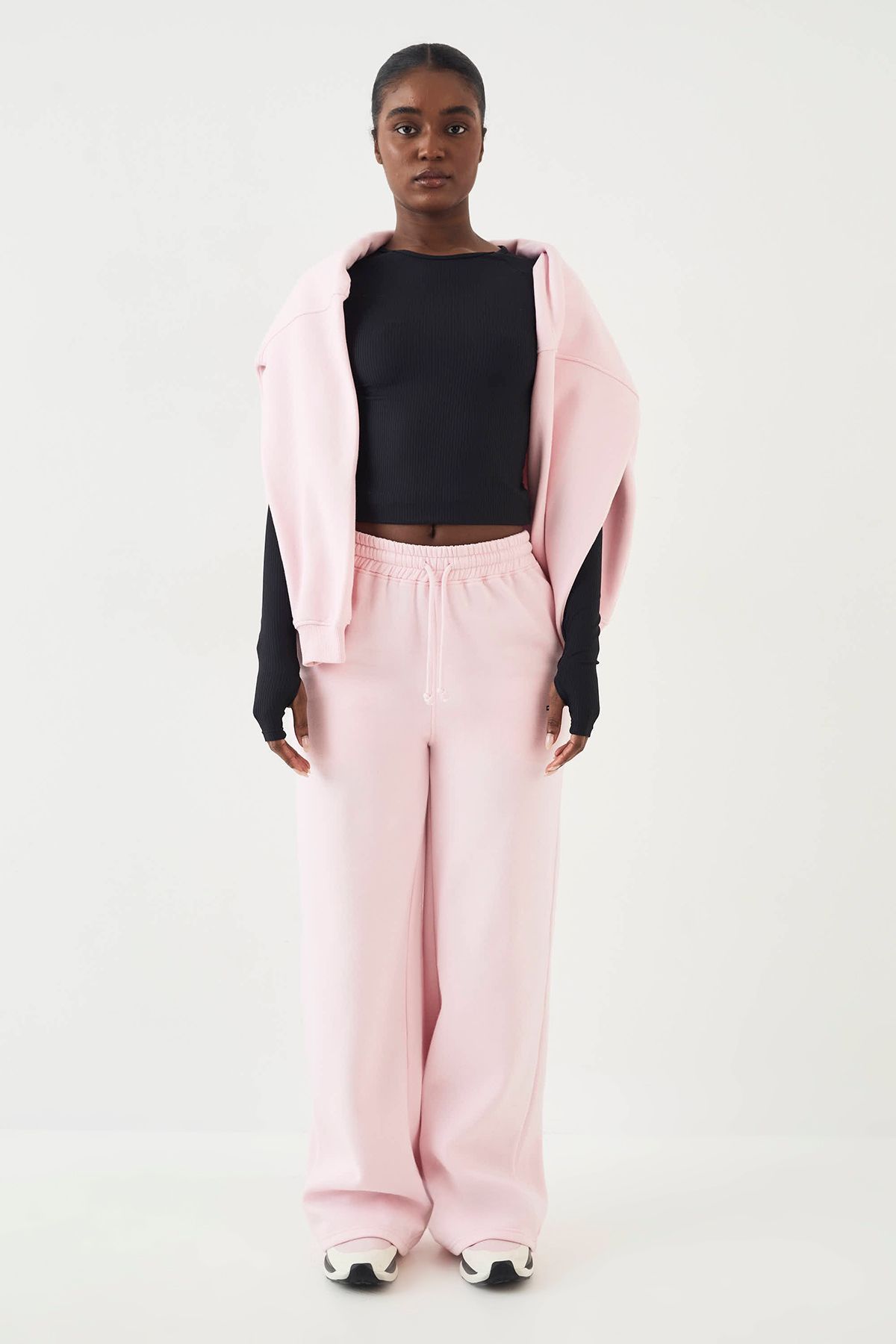 DSGN Studio DSGN Studio Ultra Sculpt Rib Long Sleeve Top Black image 5