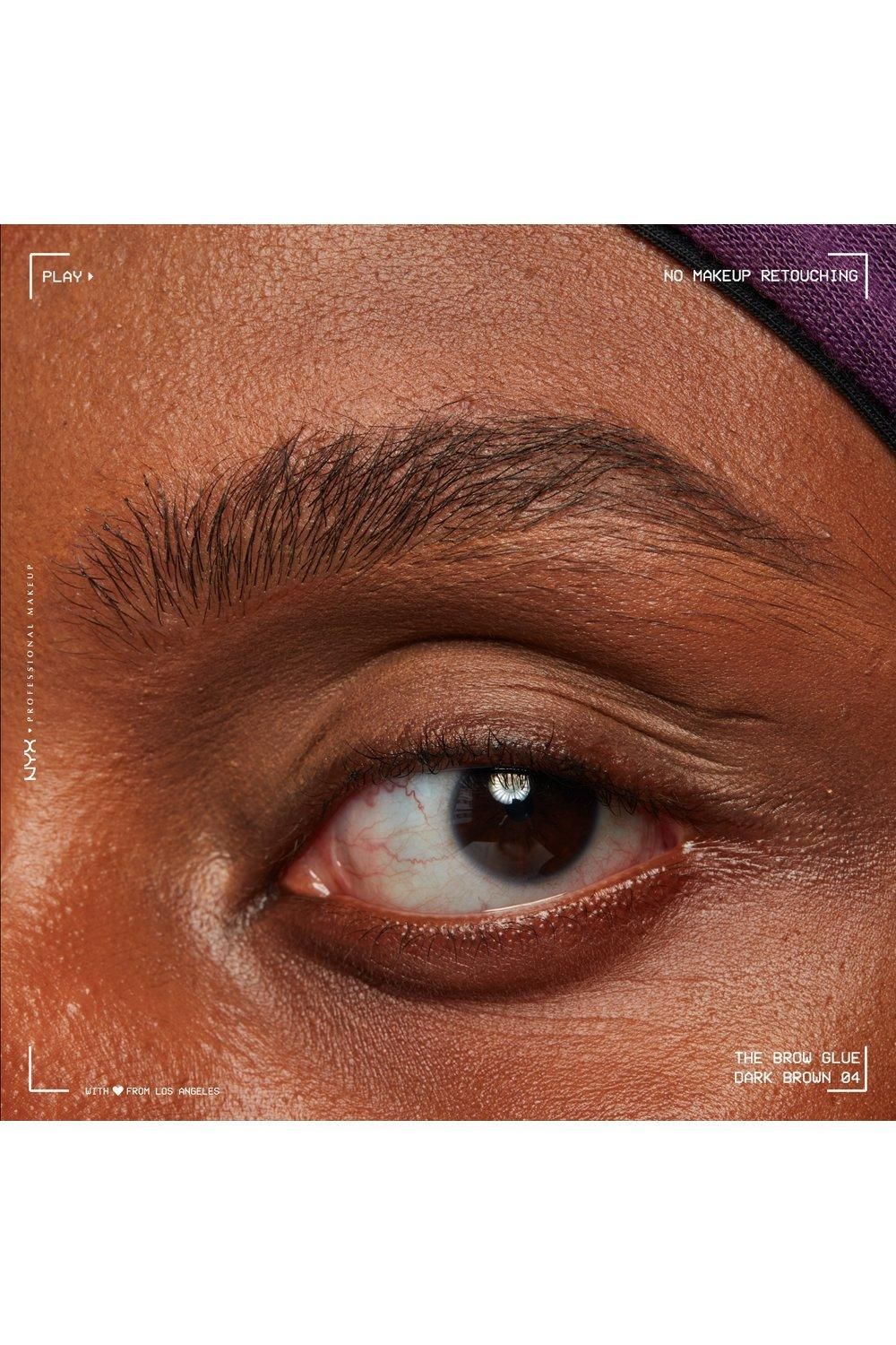 NYX Professional Makeup Brow Glue Instant Brow Styler Dark Brown image 10