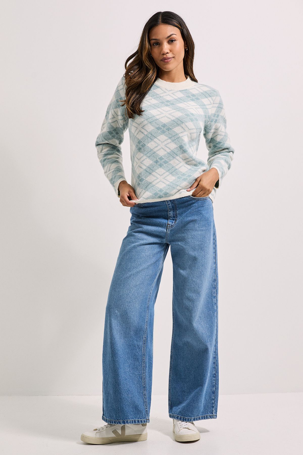 Dorothy Perkins Argyle Jumper Ivory image 2