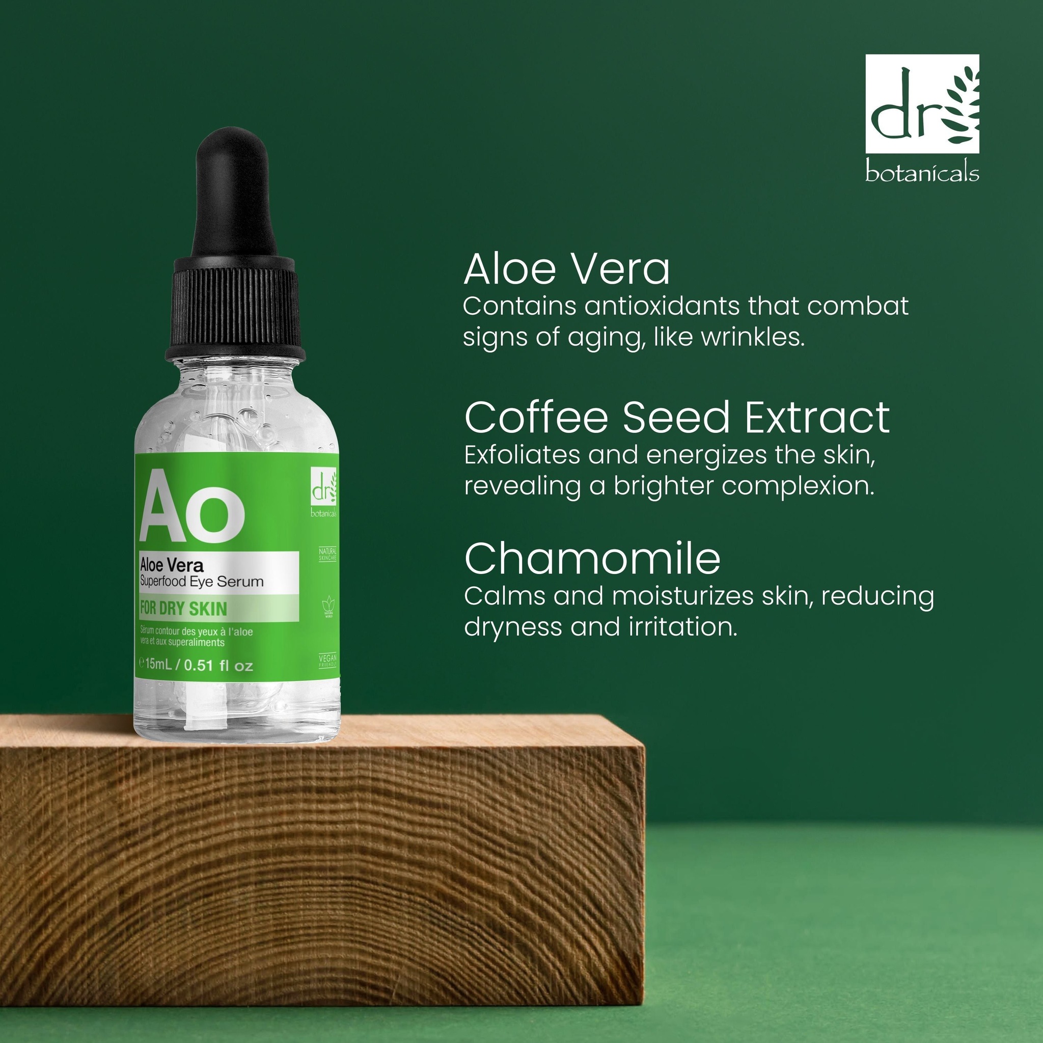 Dr. Botanicals Aloe Vera Superfood Eye Serum 15ml image 6