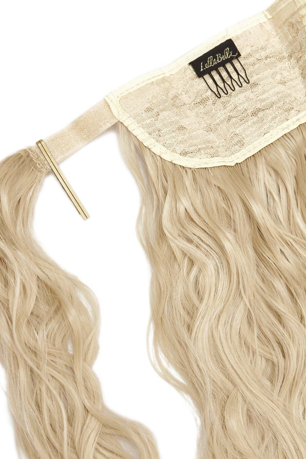 Lullabellz Grande 26" Textured Wave Wraparound Pony California Blonde image 2
