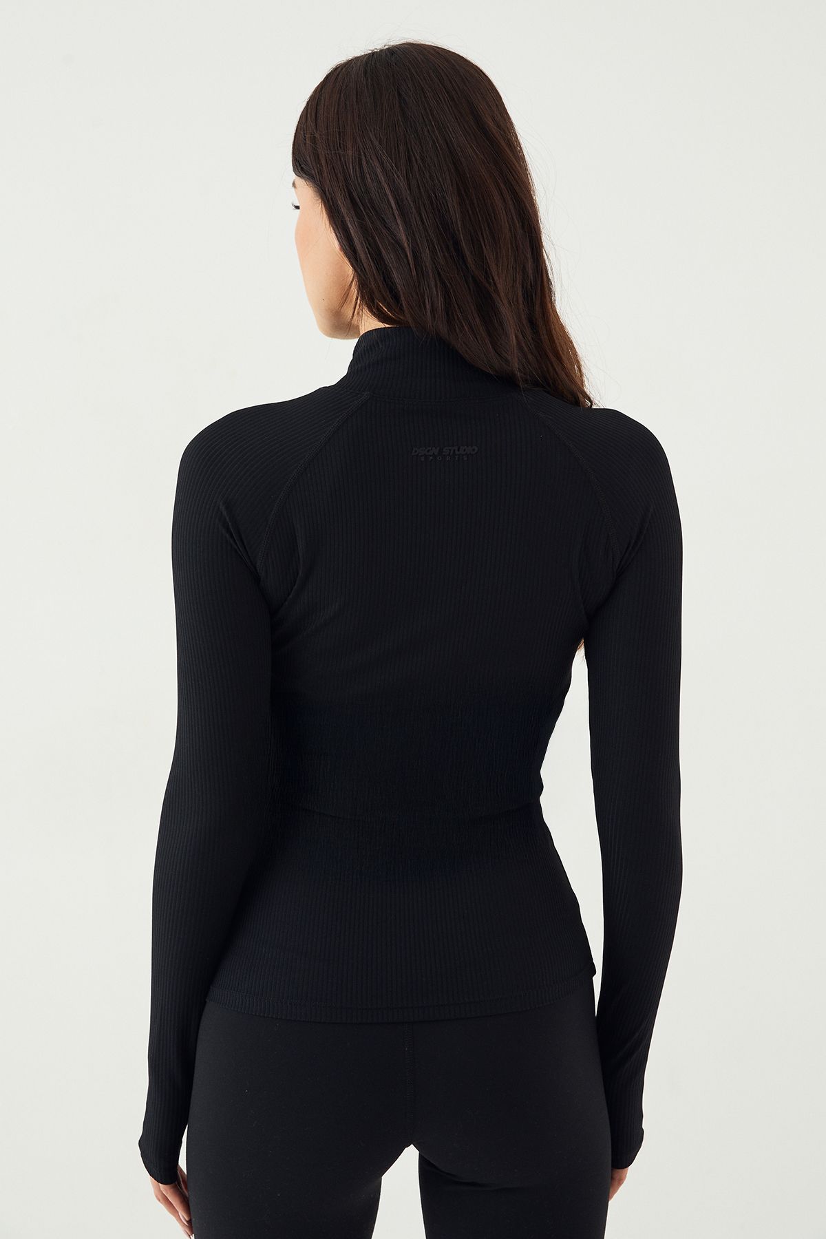 DSGN Studio DSGN Studio Ultra Sculpt Rib Seam Detail Sports Jacket Black image 2