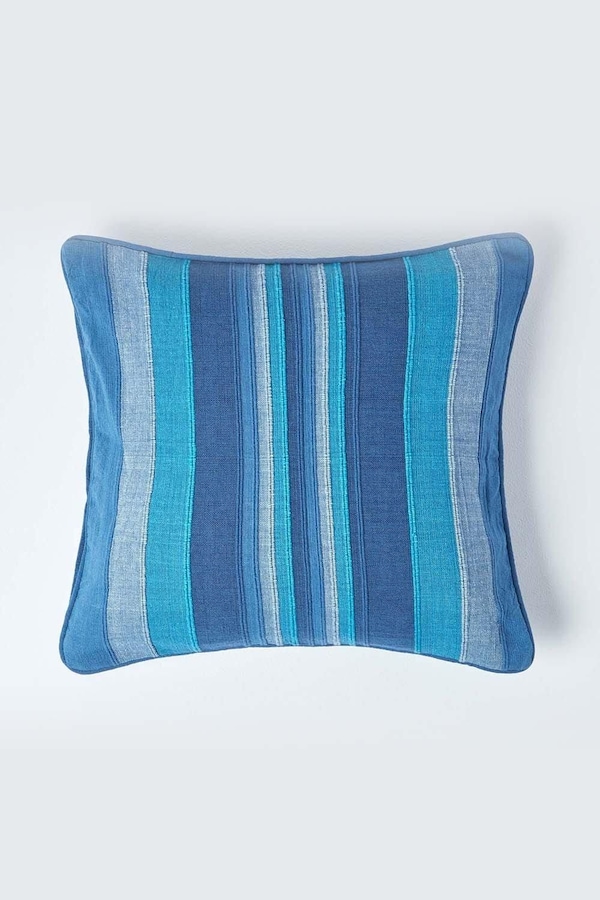 Homescapes Cotton Striped Morocco Cushion Cover