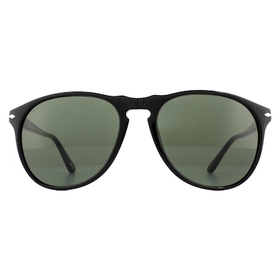 Persol Aviator Black Green Sunglasses