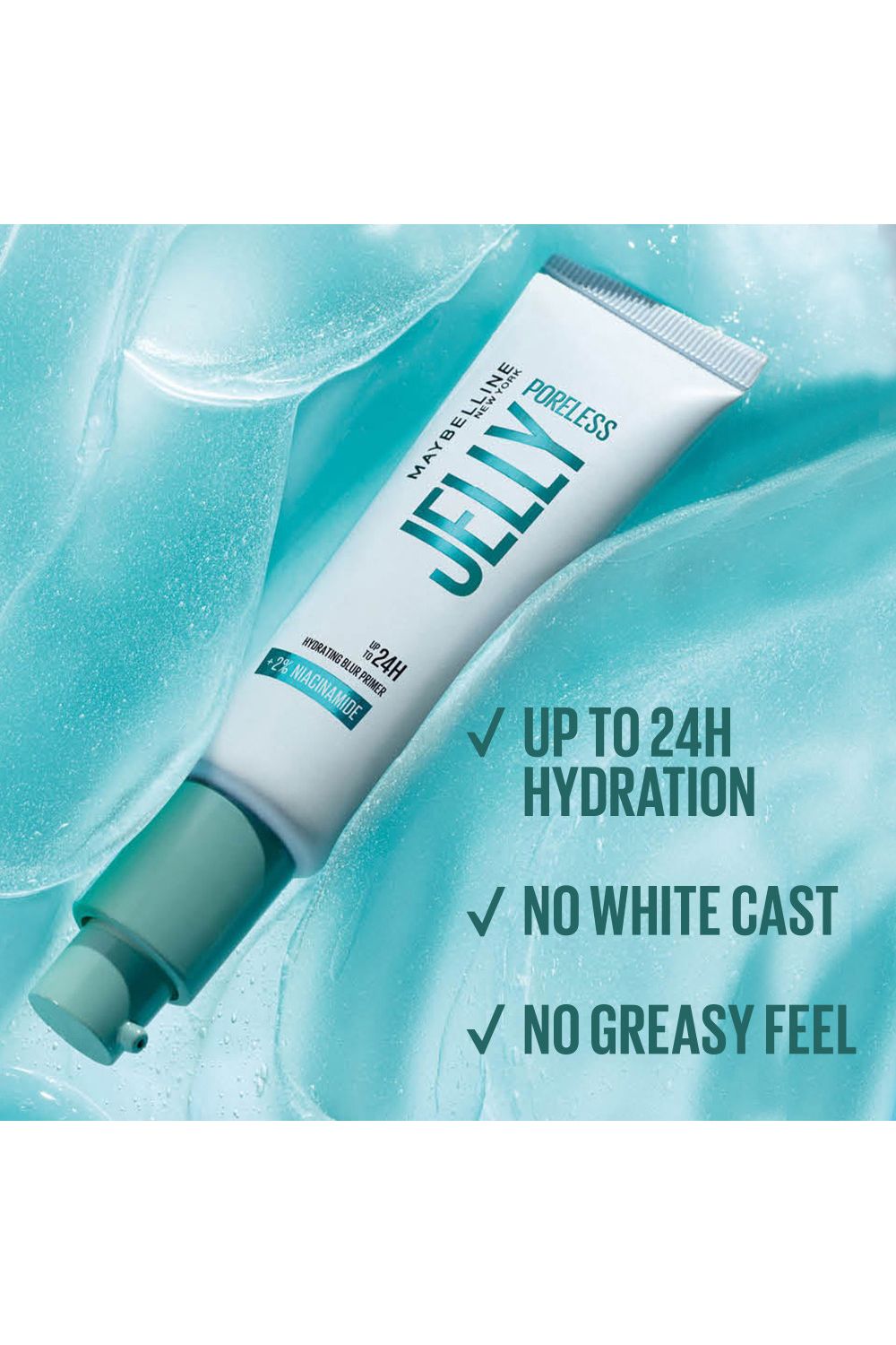 Maybelline Poreless Jelly Blurring Primer 30ml Multi image 3