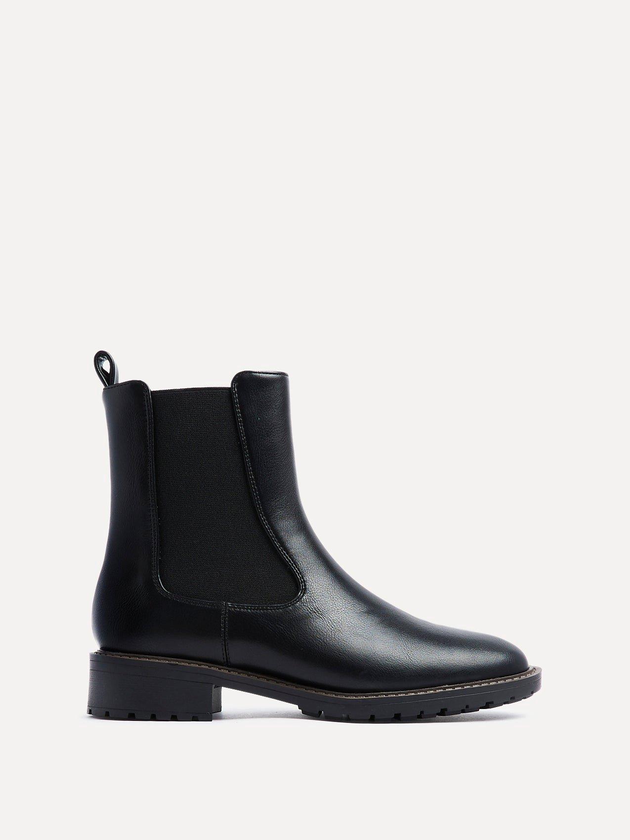 Linzi Dalston Black Faux Leather Classic Chelsea Boot image 1
