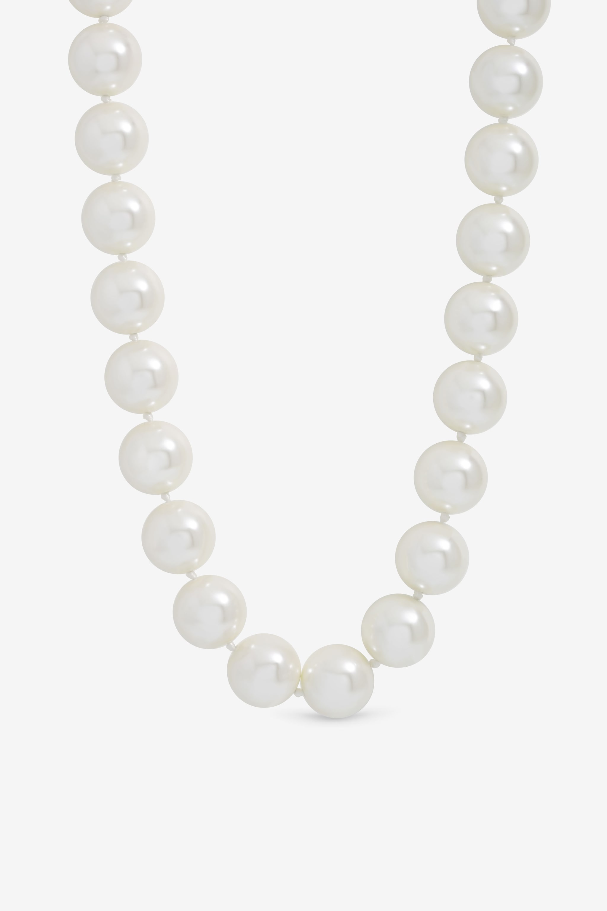 Jon Richard Gold Plated Cream Pearl Statement Necklace