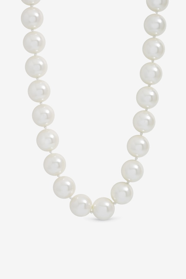 Jon Richard Gold Plated Cream Pearl Statement Necklace