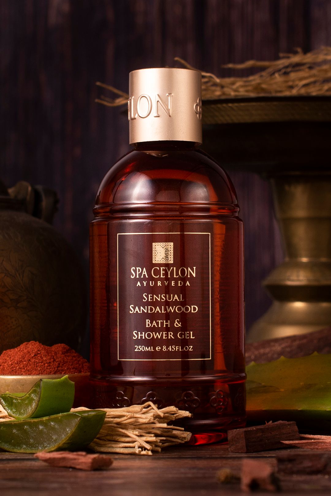 Spa Ceylon Sensual Sandalwood Bath & Shower Gel 250ml image 2
