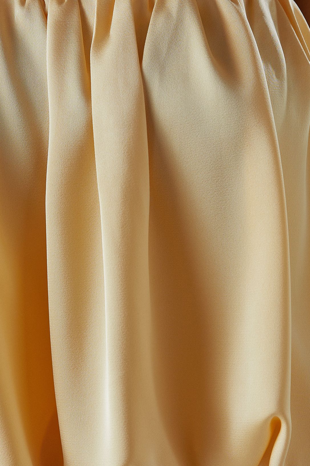 Warehouse Satin Bubble Bandeau Bodysuit Butter image 5