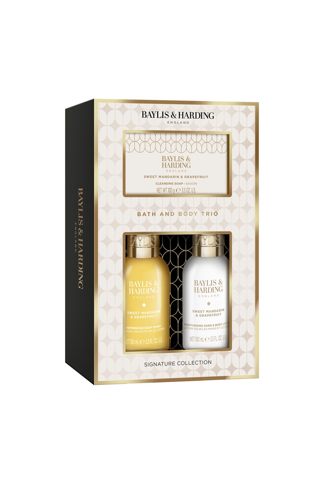 Baylis & Harding Sweet Mandarin & Grapefruit Pamper Body Trio Gift Set Multi image 2