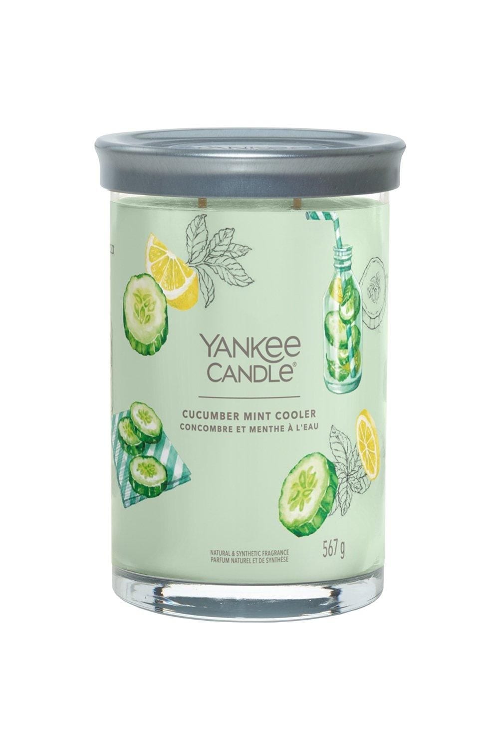 Yankee Candle Signature Large Tumbler Cucumber Mint Cooler Green image 1