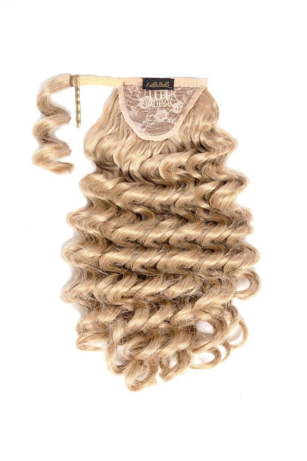 Lullabellz Midi Grande Curly Corkscrew 20inch Wraparound Pony California Blonde