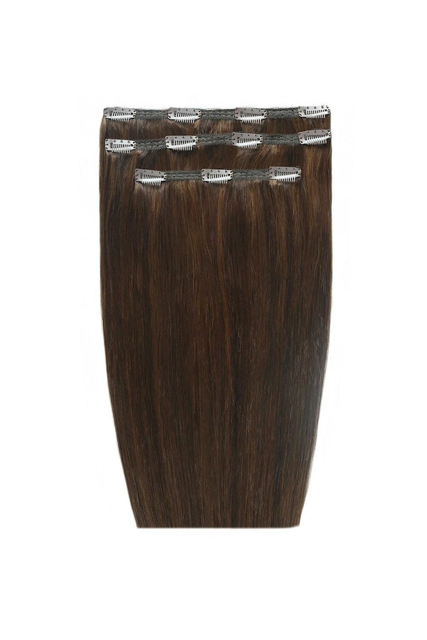 Beauty Works 18'' Deluxe Clip-In Extensions Chocolate