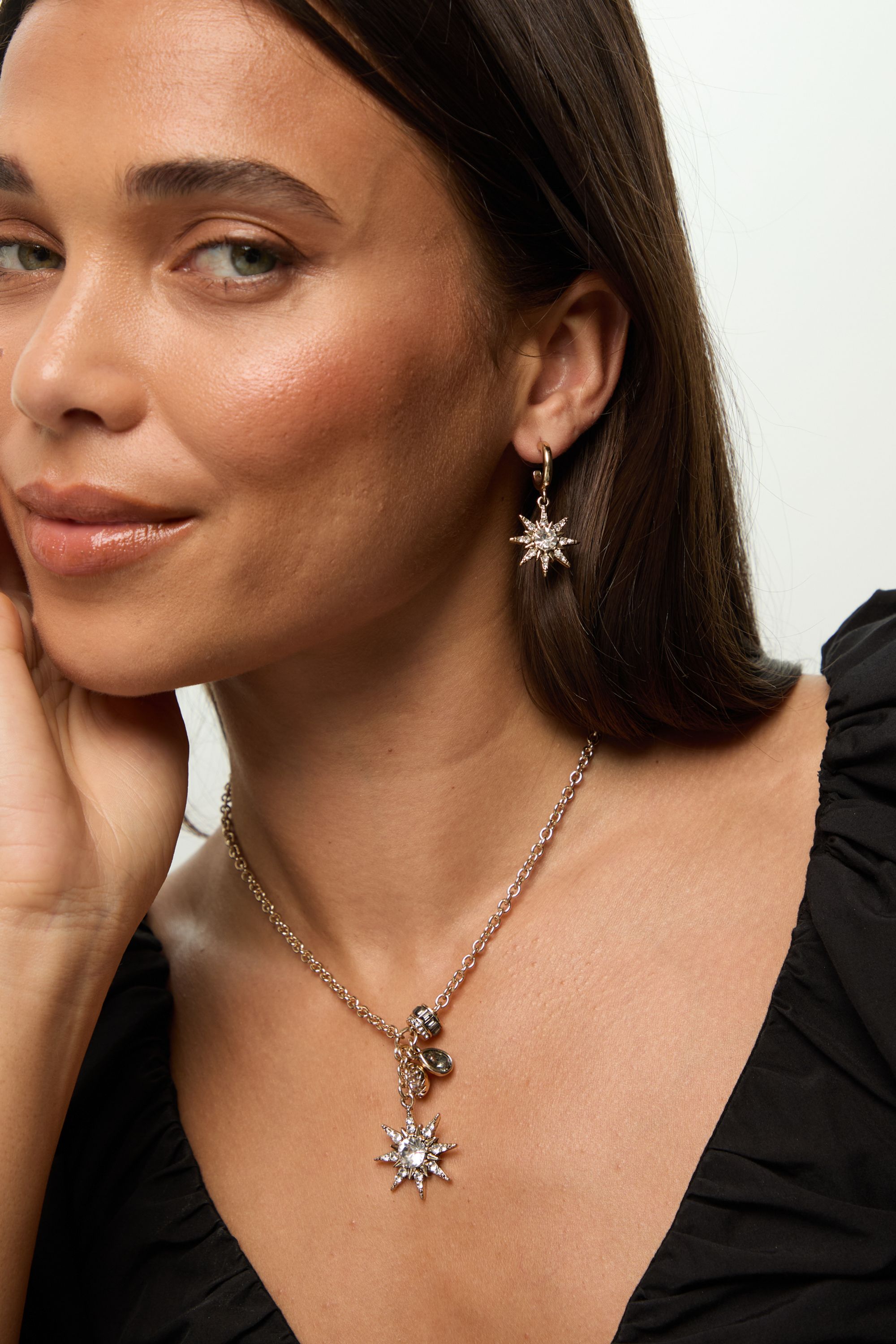 Mood Gold Plated Celestial Earrings Gift Boxed image 3