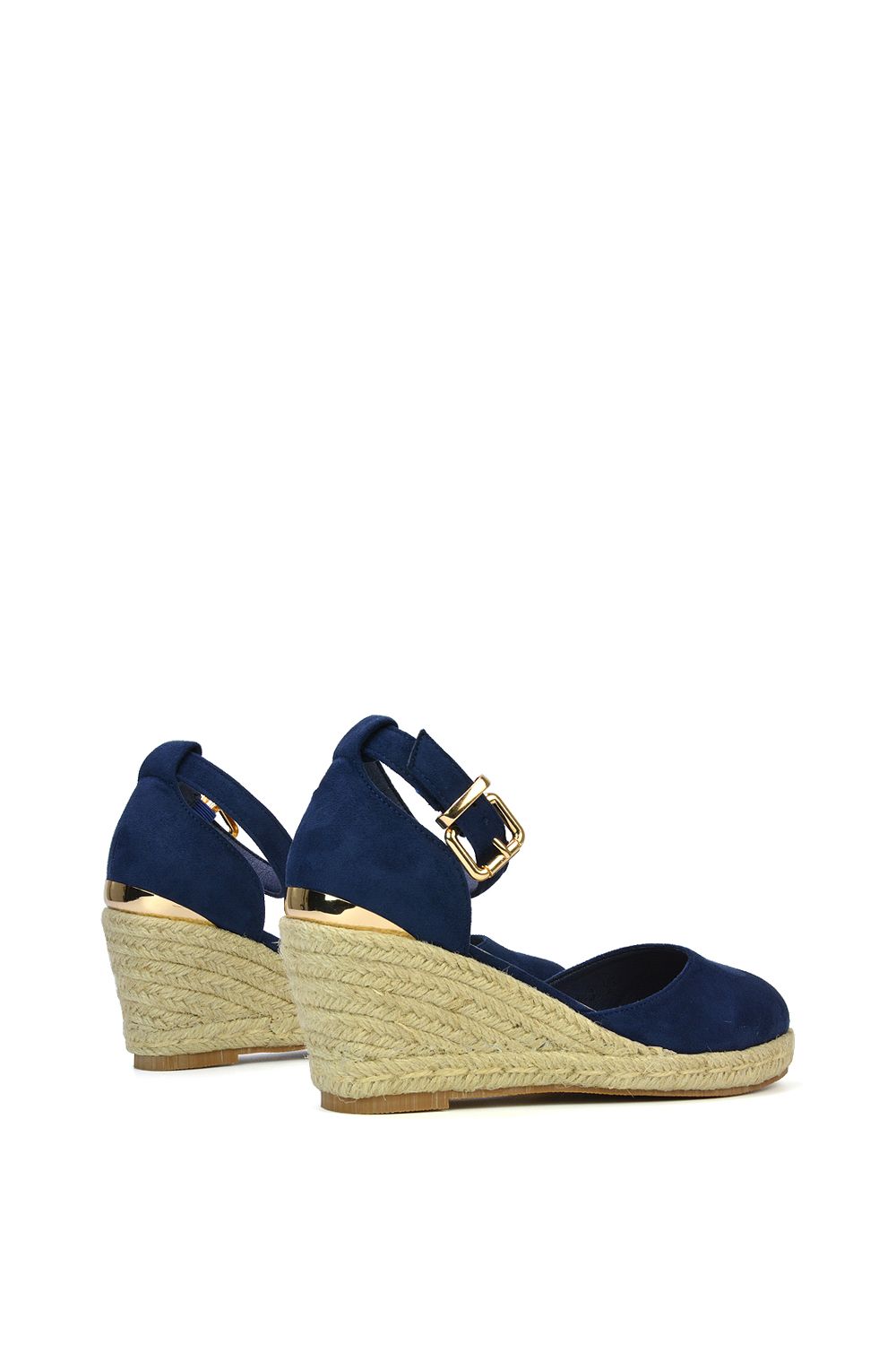 XY London 'Forest' Closed Toe Espadrille Wedge Heel Sandals image 5