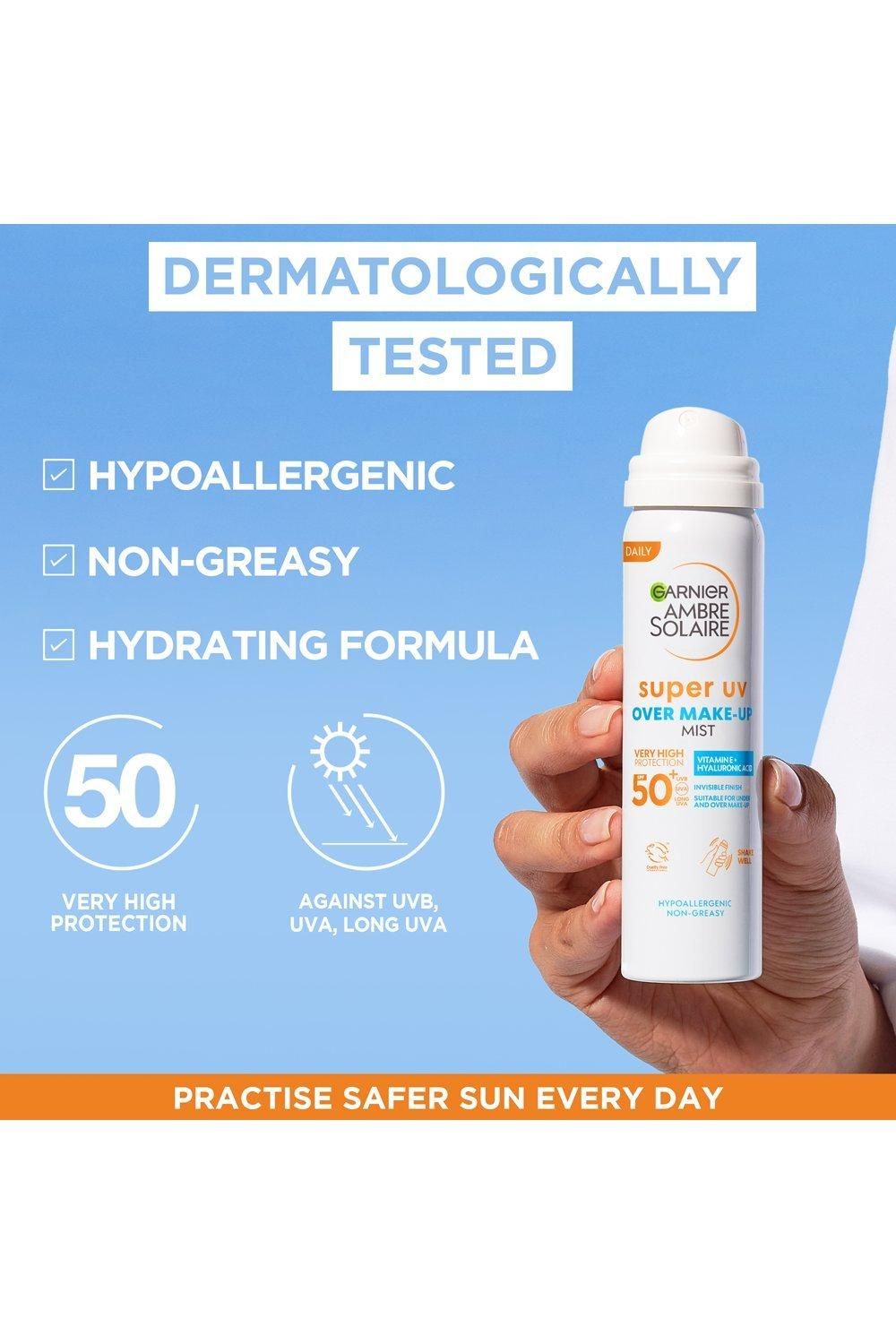 Garnier Ambre Solaire Super UV Protection Mist SPF50 Multi image 3