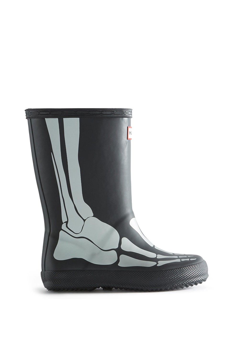Hunter Black Little Kids Original First Classic Metallic Skeleton Boot image 1