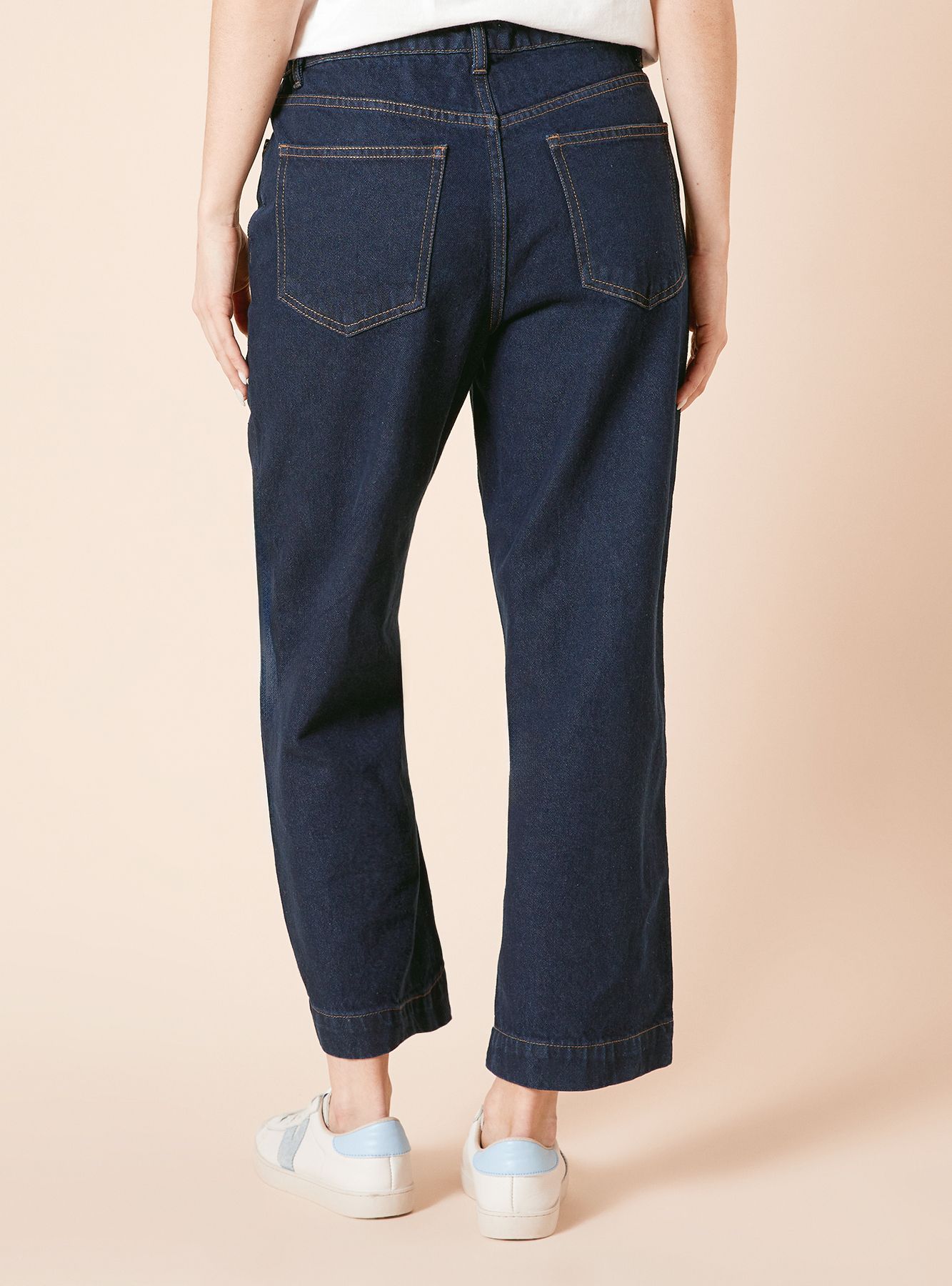 Dorothy Perkins Cropped Wide Leg Jean Indigo image 4