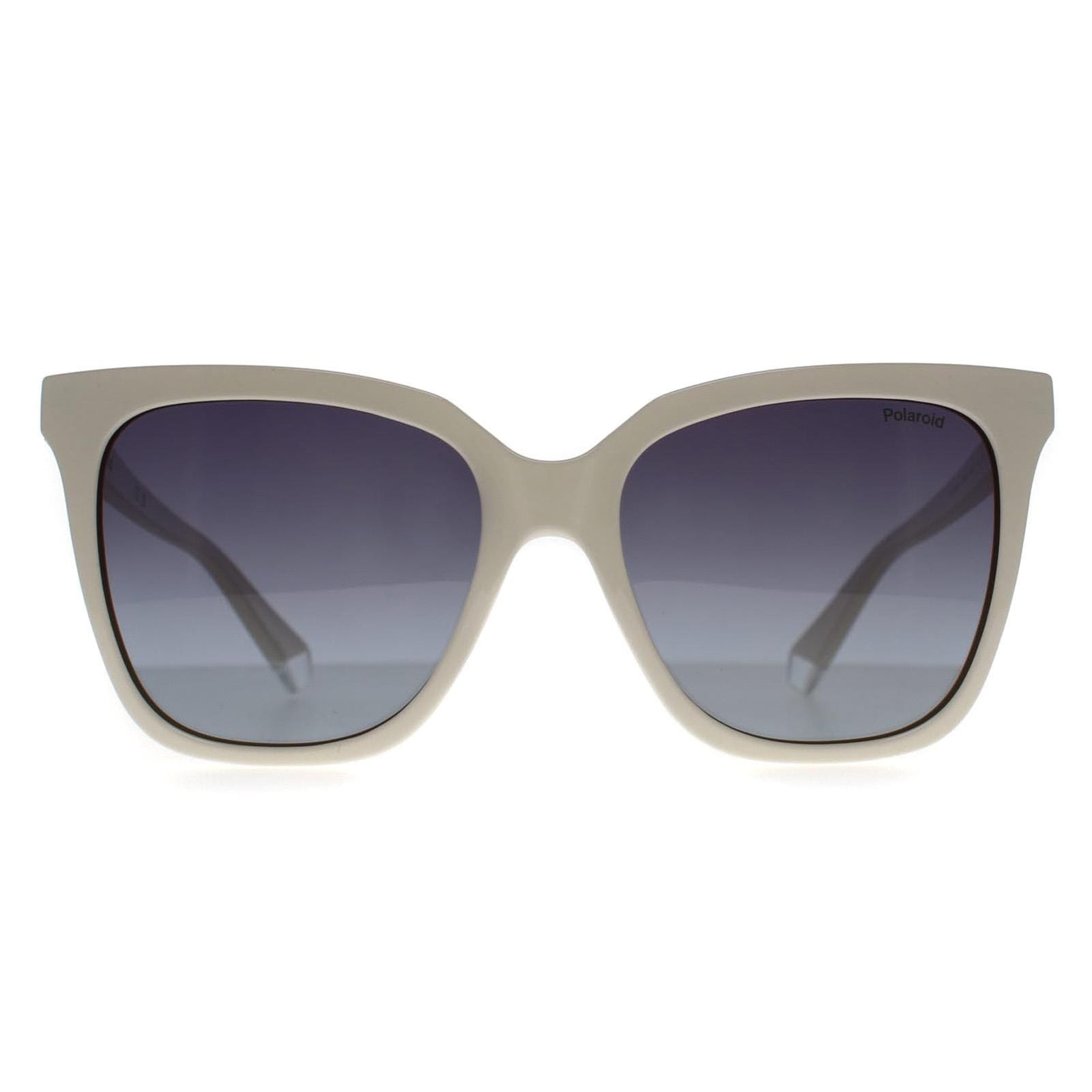 Polaroid Butterfly White Grey Gradient Polarized PLD 4155/S/X