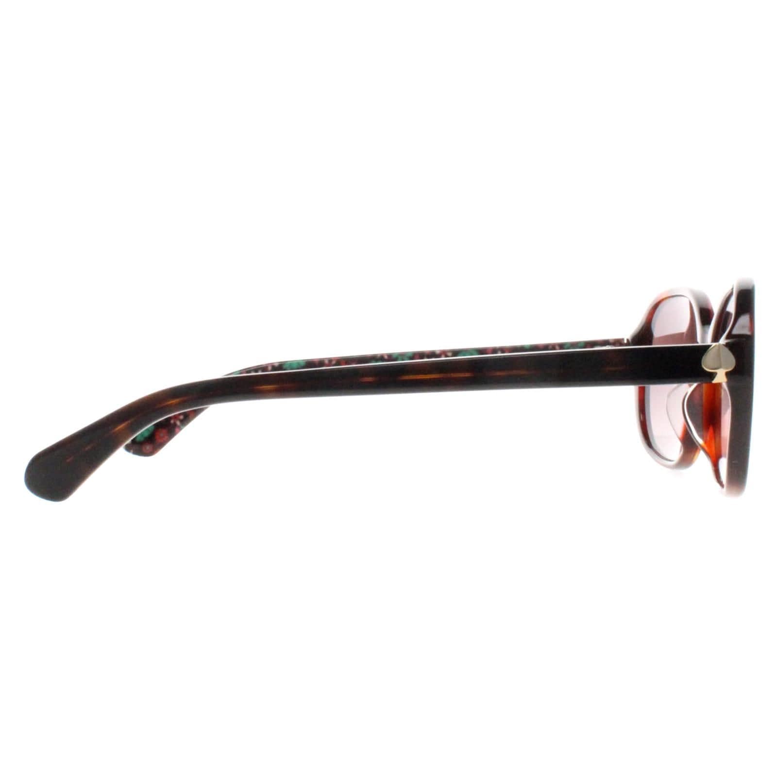 Kate Spade Butterfly Shiny Dark Havana Brown Gradient Izabella/G/S image 4