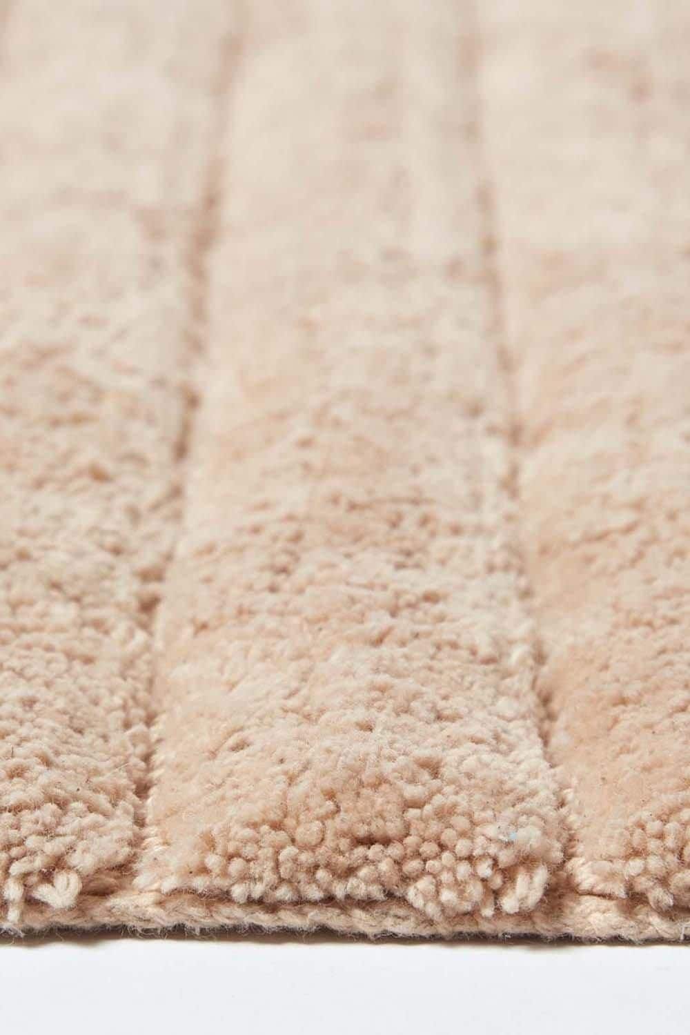 Homescapes Ribbed Cotton Spa Style Bath Mat image 3