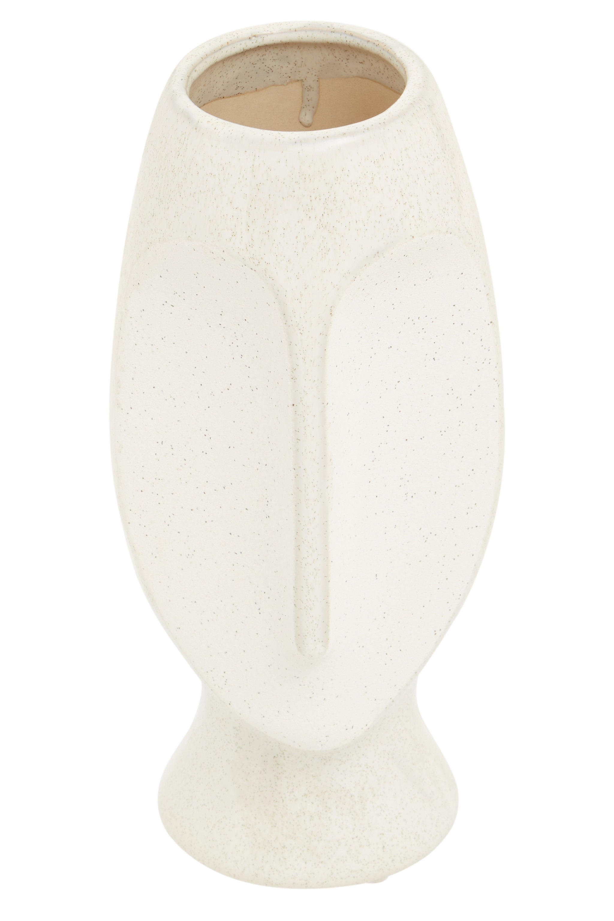 Orsina Handcrafted Stoneware Face Large Vase, Modern Free Standing Vase, Contemporary Flower Vase, Stoneware Vase image 5