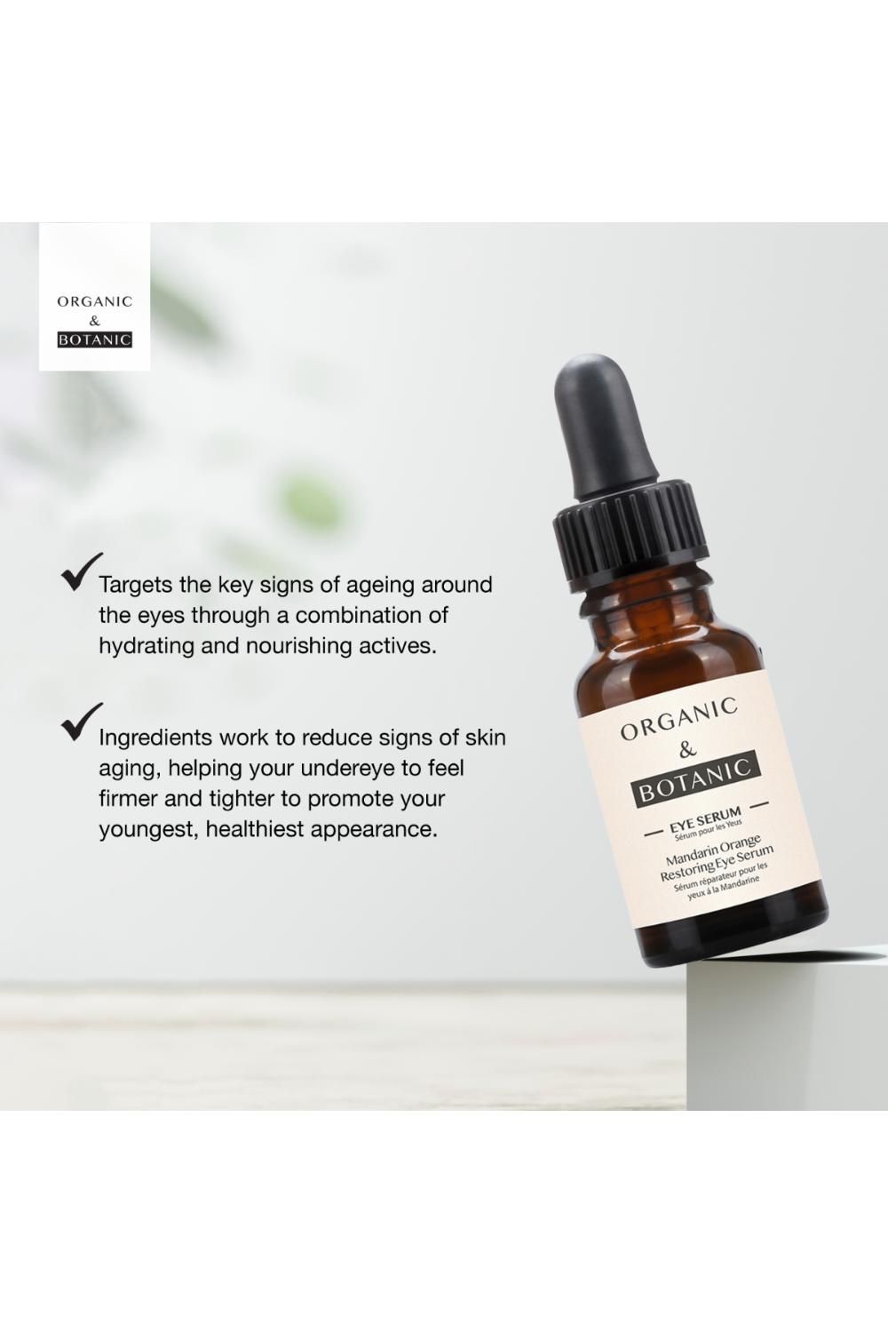 Organic & Botanic Mandarin Orange Restorative Eye Serum 15ml image 5