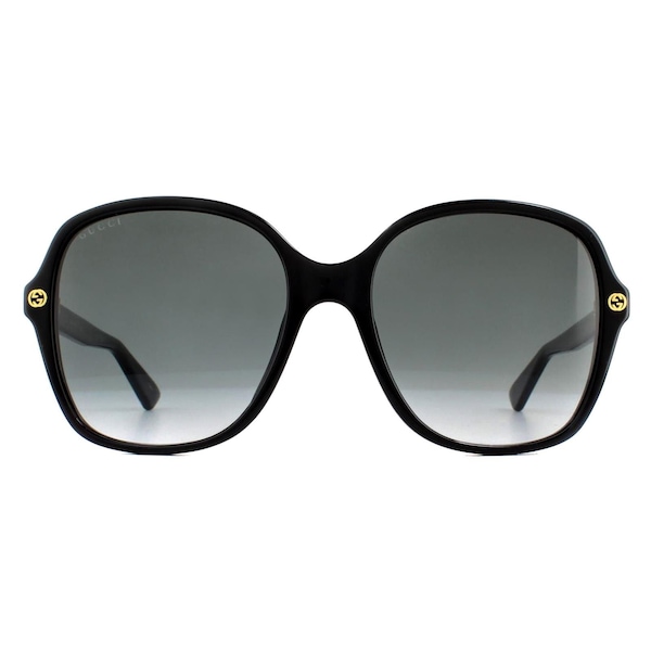 Gucci Square Black Grey Gradient Sunglasses