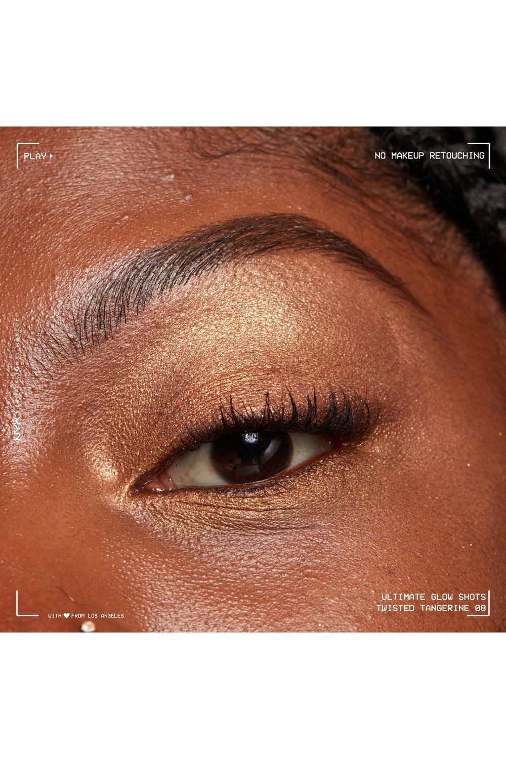 NYX Professional Makeup Ultimate Glow Shots Liquid Eyeshadow Twisted Tangerine image 4