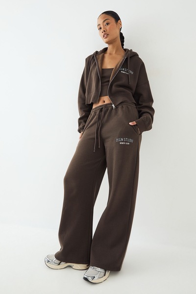DSGN Studio DSGN Studio Applique 3 Piece Tracksuit Espresso