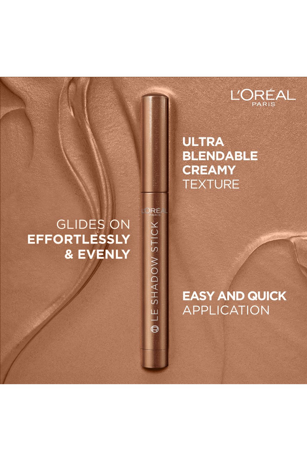 L'Oréal Paris Le Shadow Stick Eyeshadow 1.4g Magnetic Bronze image 3